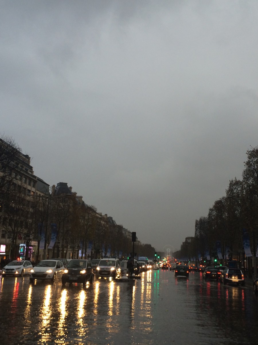 Champs Élysées, Paris, France, sea of&nbsp;light