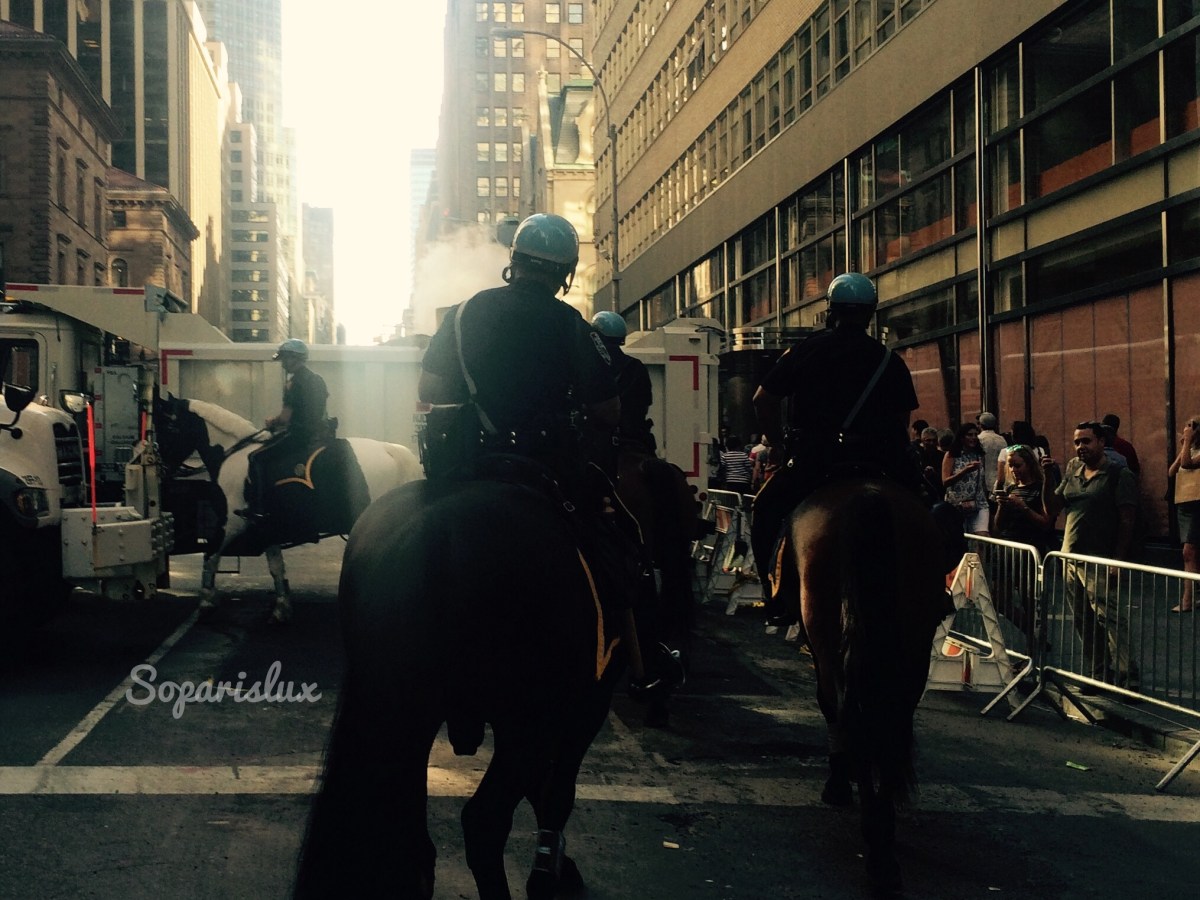 New York in waiting of the Pope 