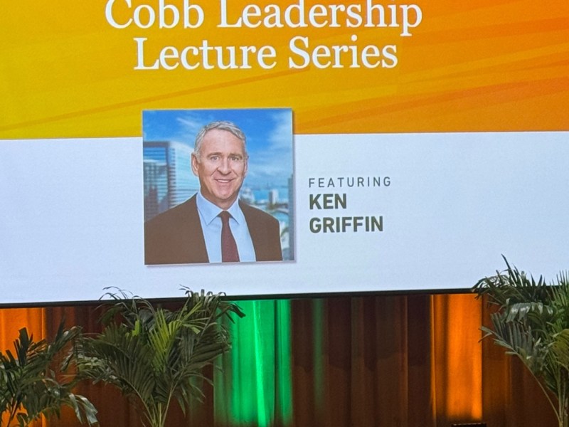Ken Griffin at the University of Miami: AI, Entrepreneurship, Risk — and Why Thinking for Yourself Still&nbsp;Matters